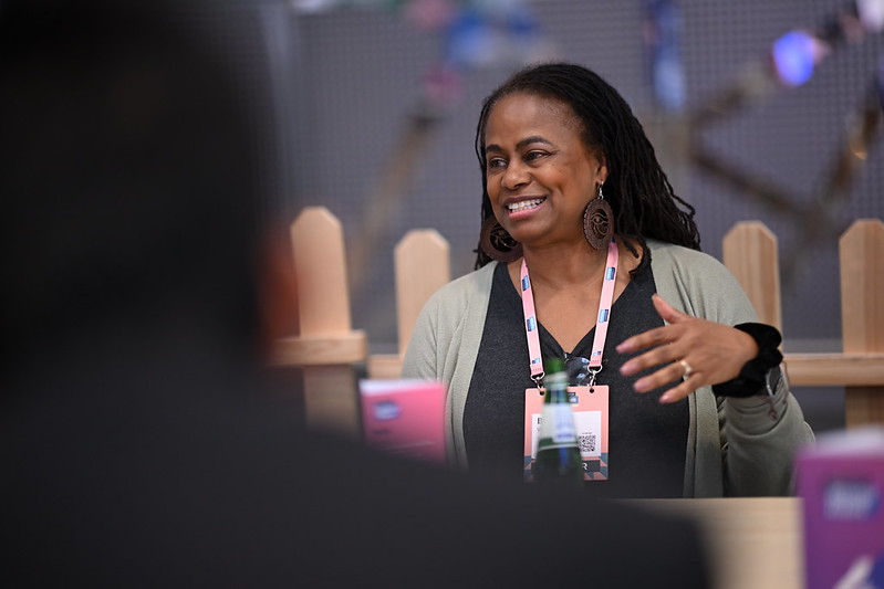 Mentor hours with Brenda Wilkerson, AnitaB.org, during day three of Web Summit Qatar 2024