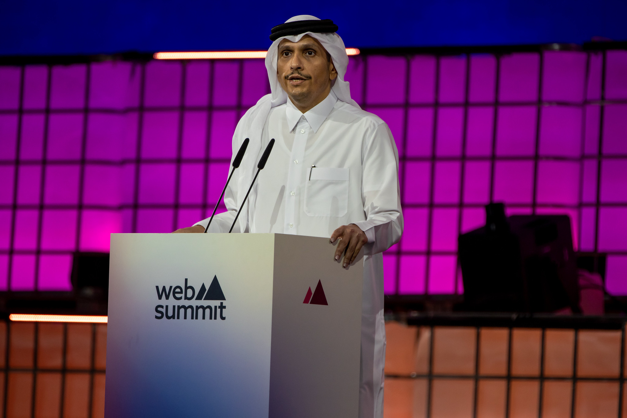 Sheikh Mohammed bin Abdulrahman bin Jassim bin Jaber Al Thani; Prime Minister of Qatar at Web Summit