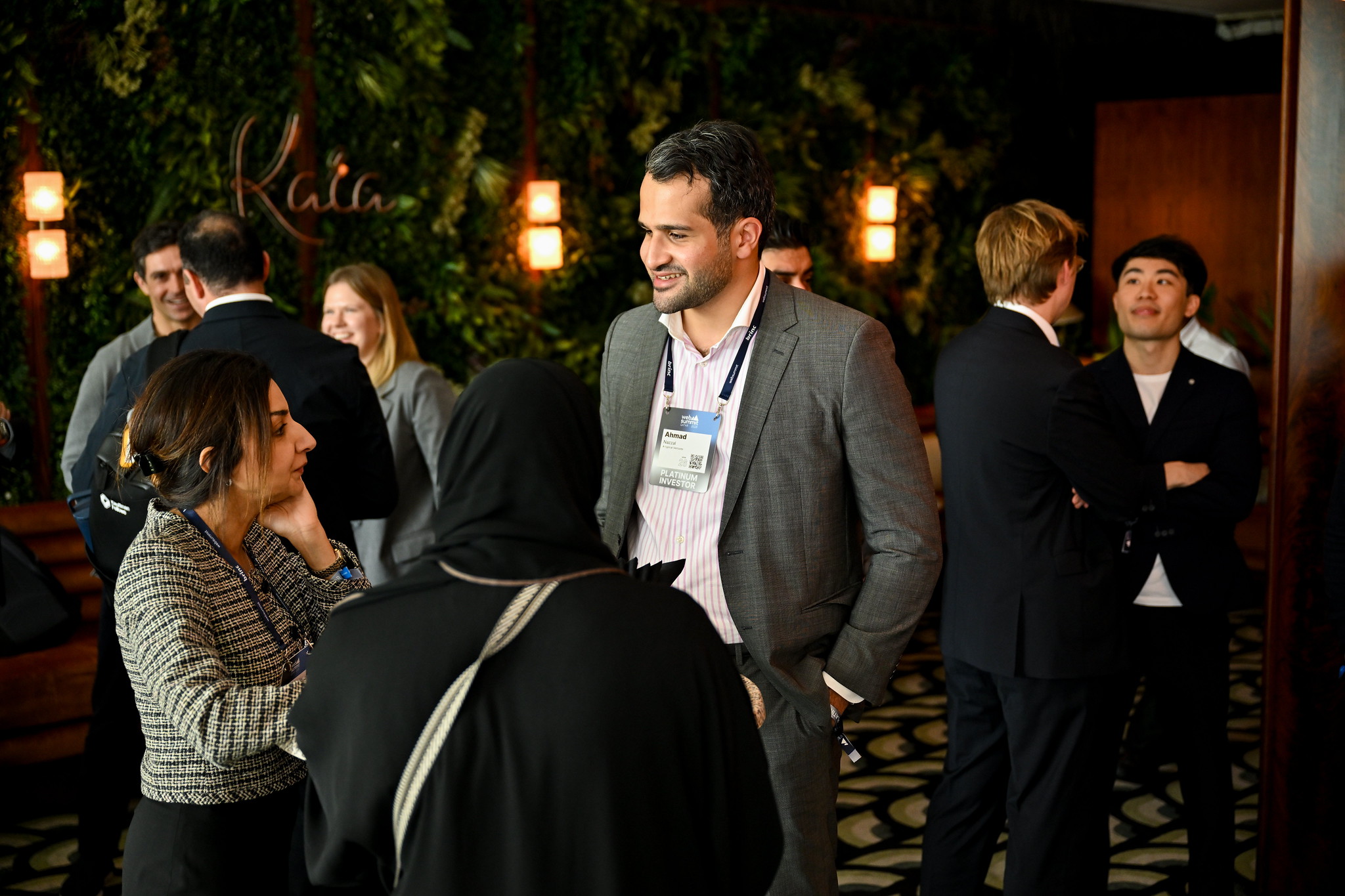 Attendees at Venture during Web Summit Qatar 2026 at The NED in Doha